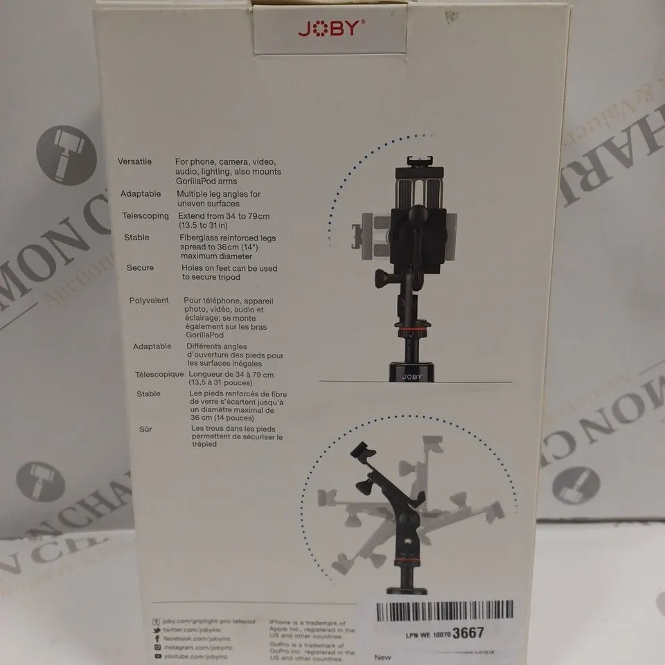 JOBY TELEPOD SELFIE STICK MOBILE TRIPOD - BLACK