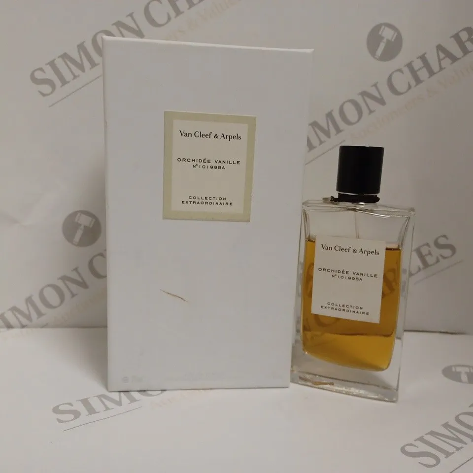 BOXED VAN CLEEF AND ARPELS ORCHIDEE VANILLE COLLECTION EXTRAORDINAIRE EAU DE PARFUM SPRAY - 75ML 