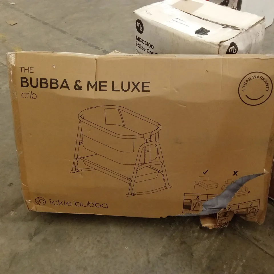 BOXED ICKLE BUBBA THE BUBBA & ME LUXE CRIB - STONE (1 BOX)