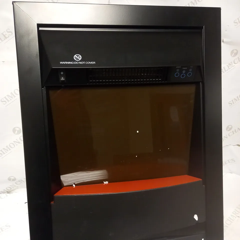 WARMLITE WHITBY BLACK ELECTRIC FIRE INSET 