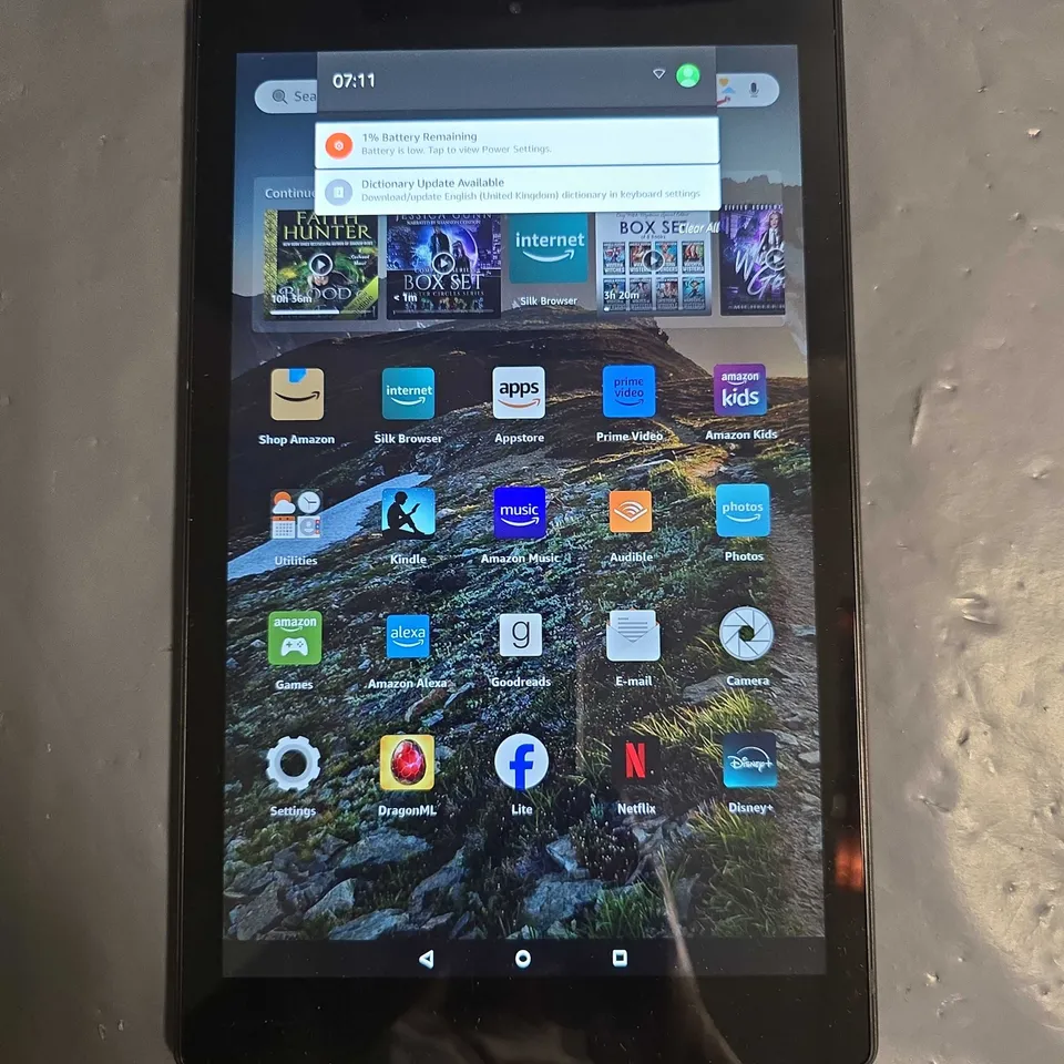 UNBOXED AMAZON FIRE TABLET - SL056ZE