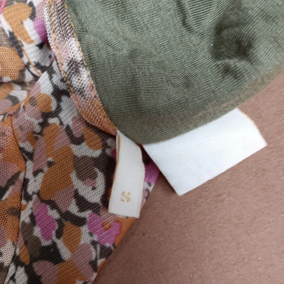 NUMPH FLORAL PRINT MAXI DRESS – UK SIZE S