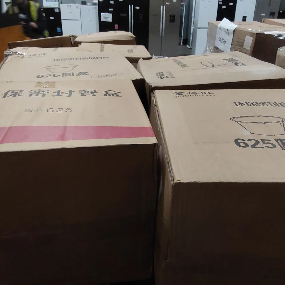 PALLET TO CONTAIN A LARGE ASSORTMENT OF SEALED FOOD CONTAINERS 