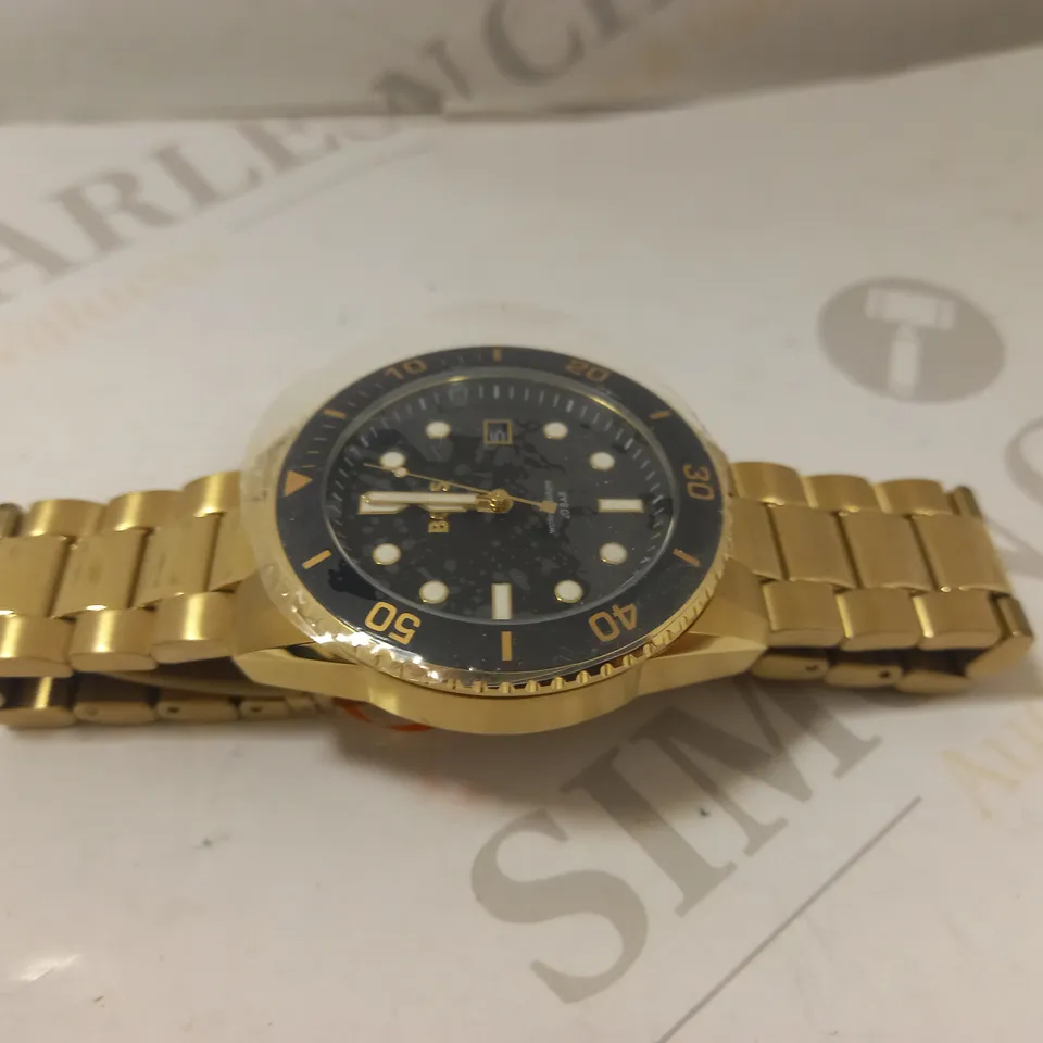 HUGO BOSS ACE MENS WATCH - GOLD, ONE SIZE RRP £299