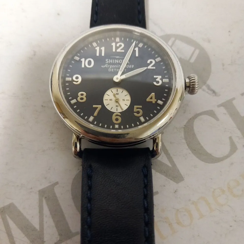 SHINOLA ARGONITE 1069 DETROIT WRIST WATCH