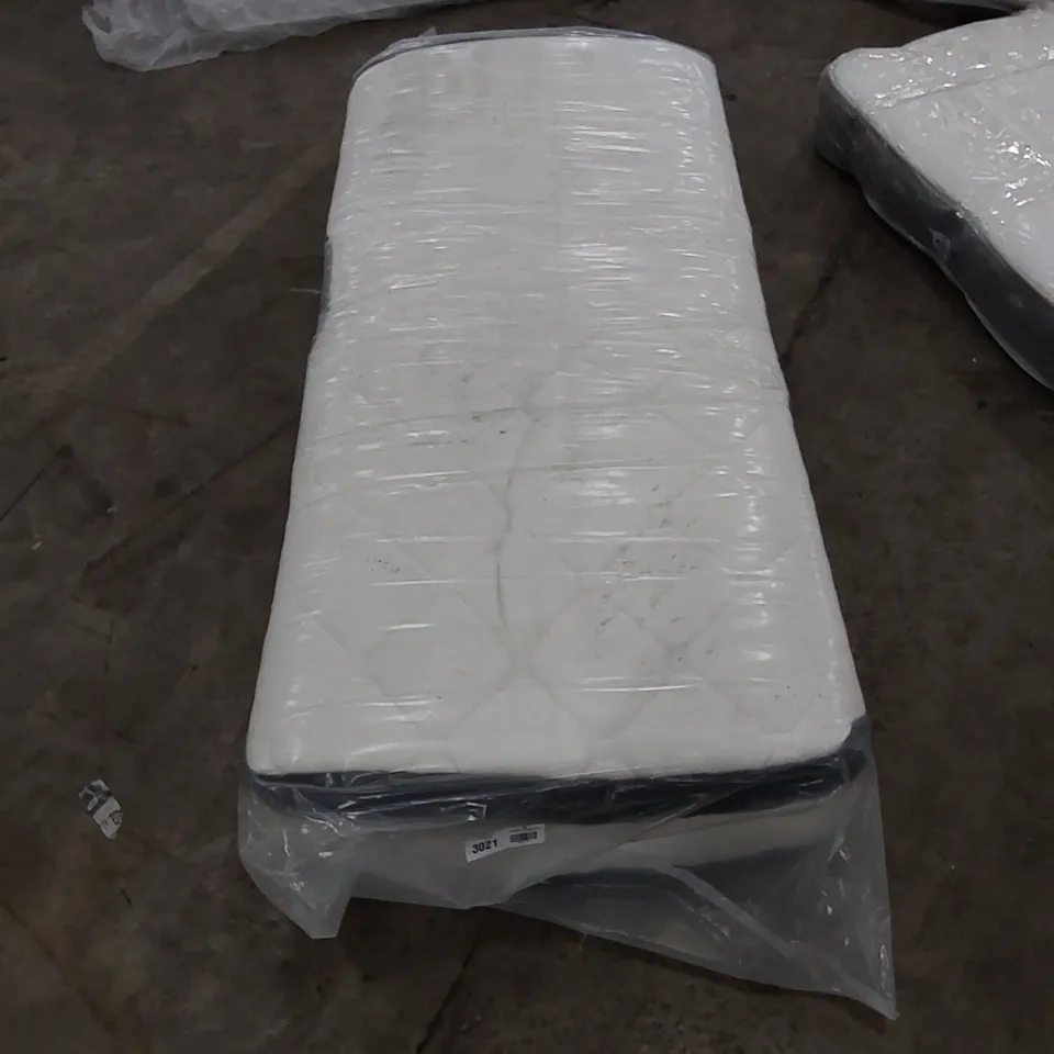 QUALITY BAGGED 2'6 SMALL SINGLE POCKET SPRUNG MATTRESS 