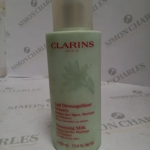CLARINS CLEANSING MILK WITH ALPINE HERBS AND MORINGA