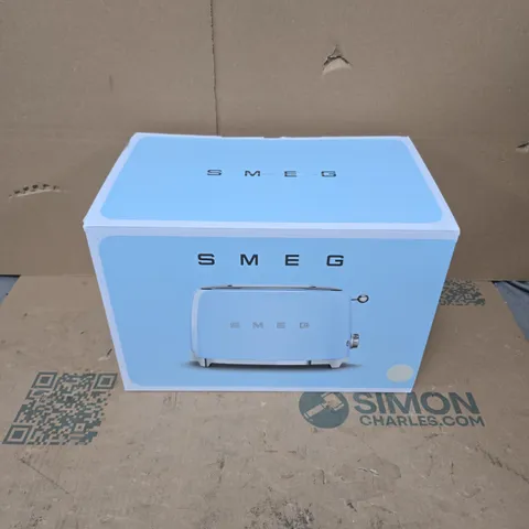 BOXED SMEG 50'S STYLE ELECTRIC TOASTER IN CREAM