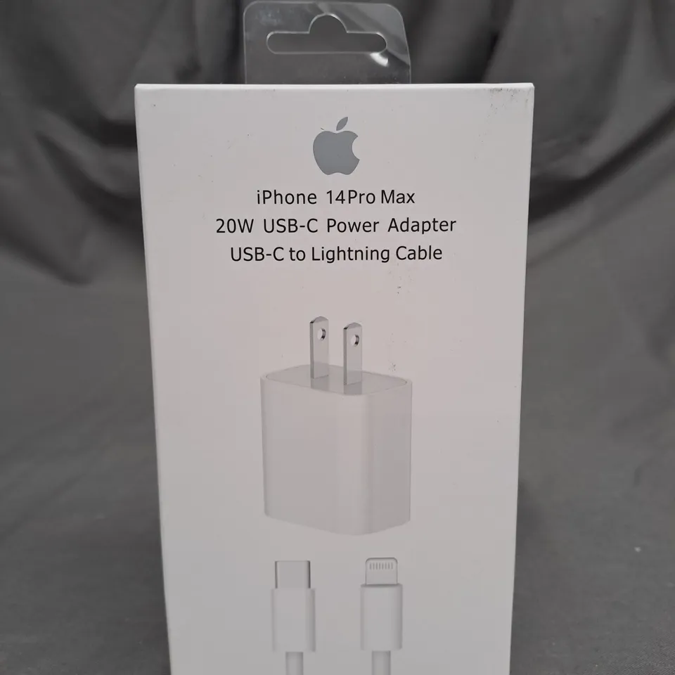 BOXED IPHONE 14 AX 20W USB-C POWER ADAPTER