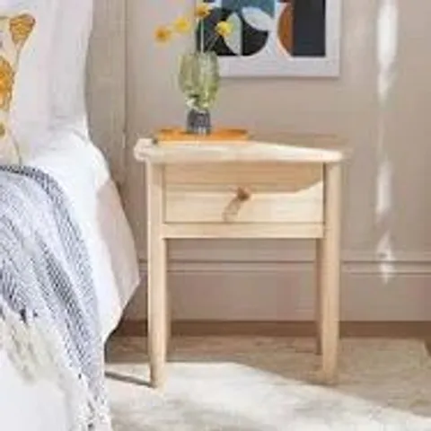 BOXED SAMMIE BEDSIDE TABLE -PINE (1 BOX)