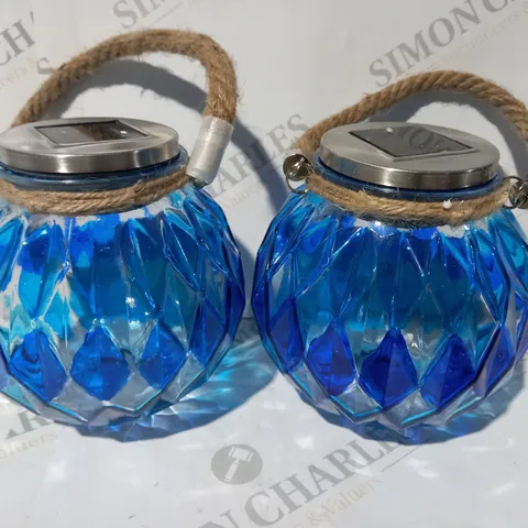 BOXED BELL AND HOWELL SET OF 2 SOLAR JAR LIGHTS
