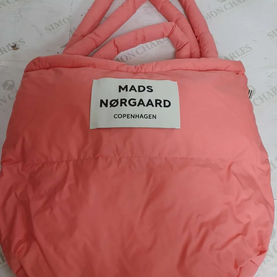 MADS MORGAARD COPENHAGEN LIGHT PINK PADDED HANDBAG 