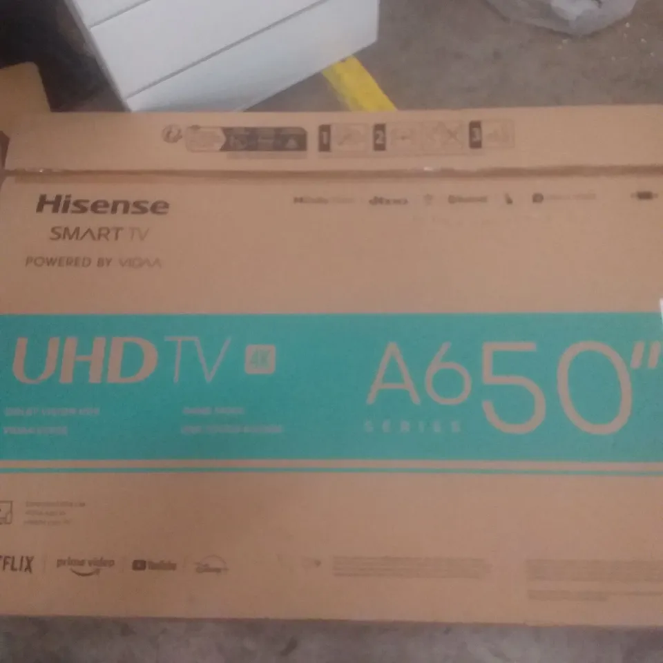 BOXED HISENSE 50A6BGTUK SMART 50" A6 SERIES UHD 4K TV