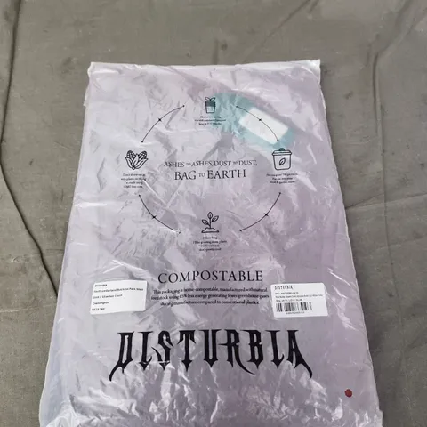 BAGGED DISTURBIA CAVERN COTTON BRODERIE BUTTON UP MAXI DRESS - SIZE 18