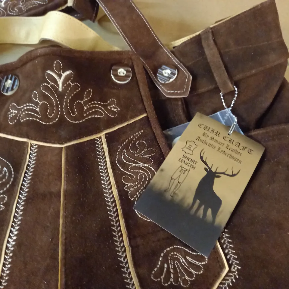 SMART LEATHER SHIN LEDERHOSEN - 34