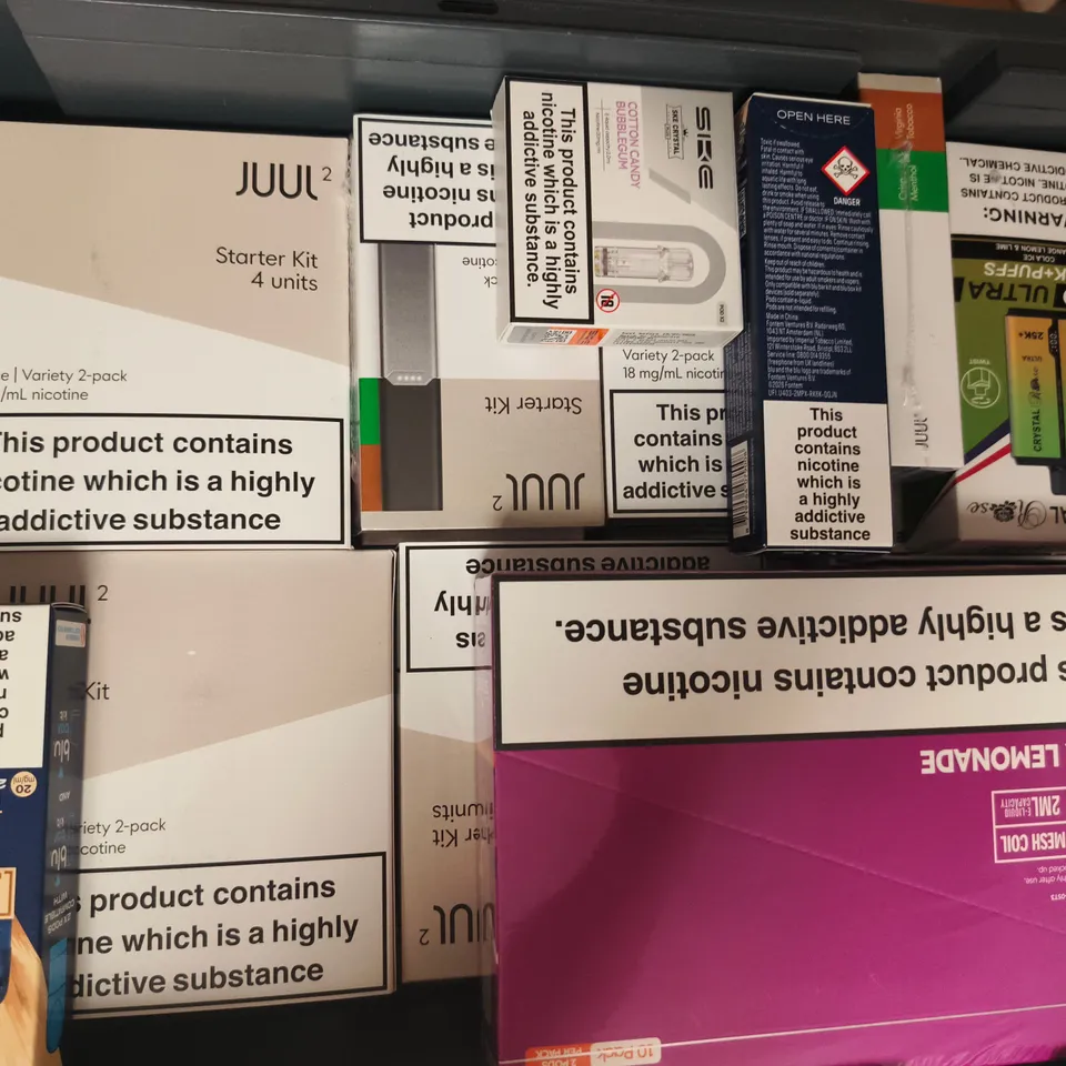 APPROXIAMTELY 15 ASSORTED VAPING PRODUCTS - COLLECTION ONLY