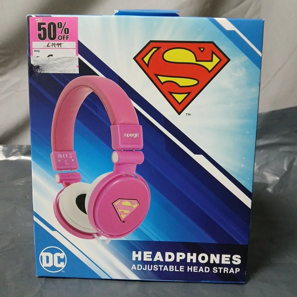 DC SUPERMAN HEADPHONES - BOXED 