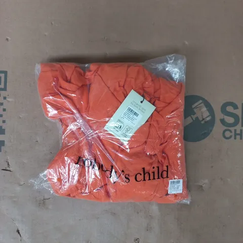 BAGGED NOBODY'S CHILD BEACH RUCHED DETAIL HALTER MIDAXI DRESS IN ORANGE SIZE UK 14