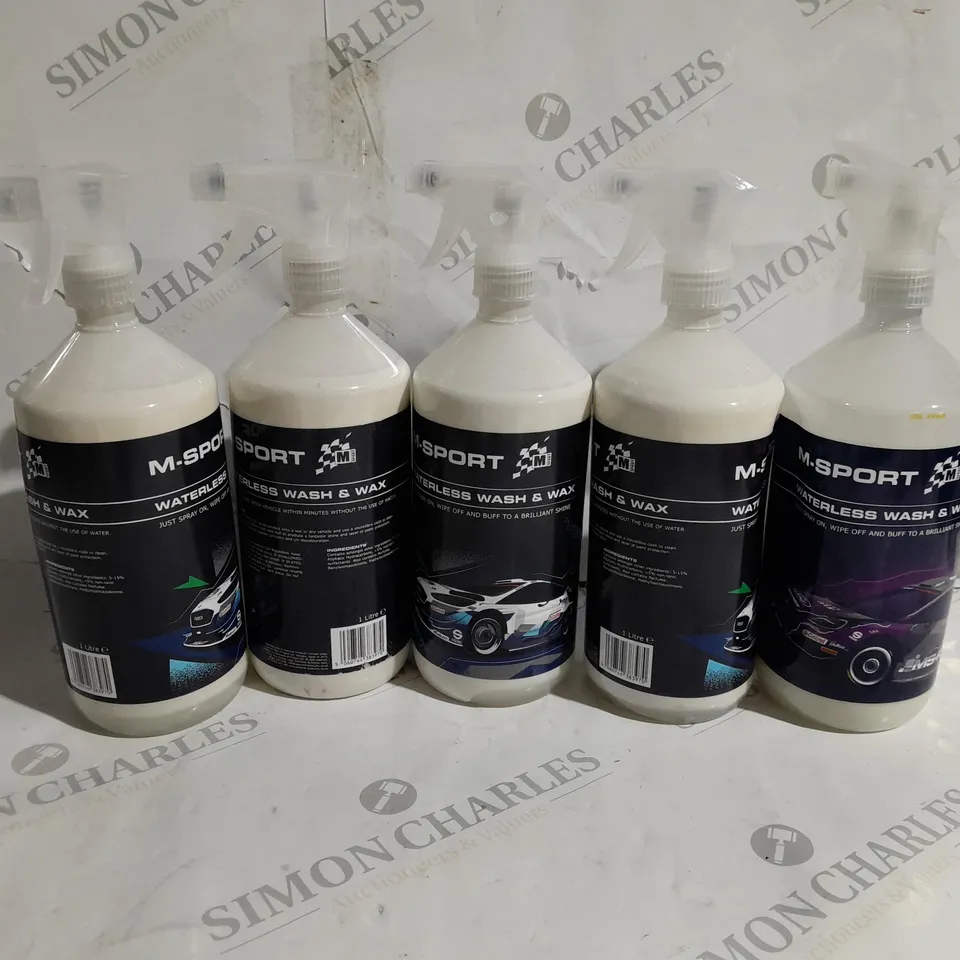 5 M-SPORT WATERLESS WASH AND WAX 1 LITRE