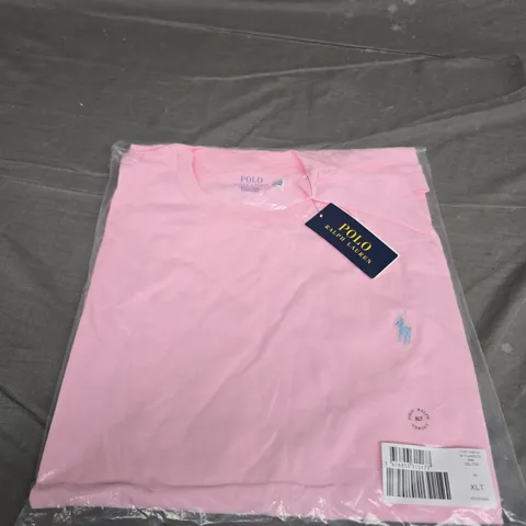 RALPH LAUREN PINK TEE SIZE M 