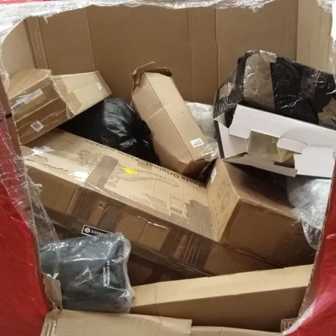 PALLET OF ASSORTED HOUSEHOLD GOODS AND PRODUCTS TO INCLUDE; INFRARED COOKER TOP, KIDS SLIDE, CAMPING CHAIR ETC