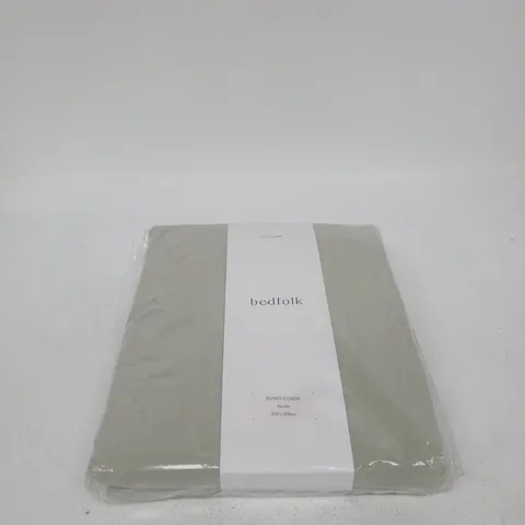 BEDFOLK 100% LINEN DUVET COVER DOUBLE