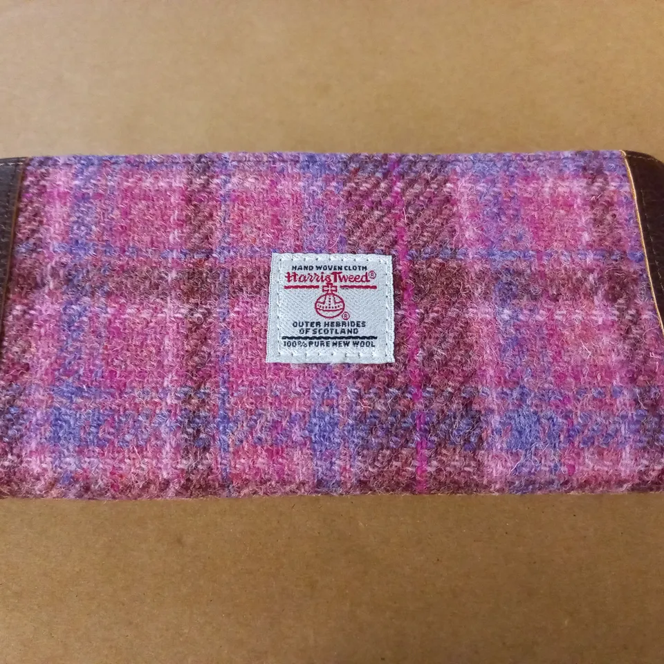 HARRIS TWEED PINK PURSE