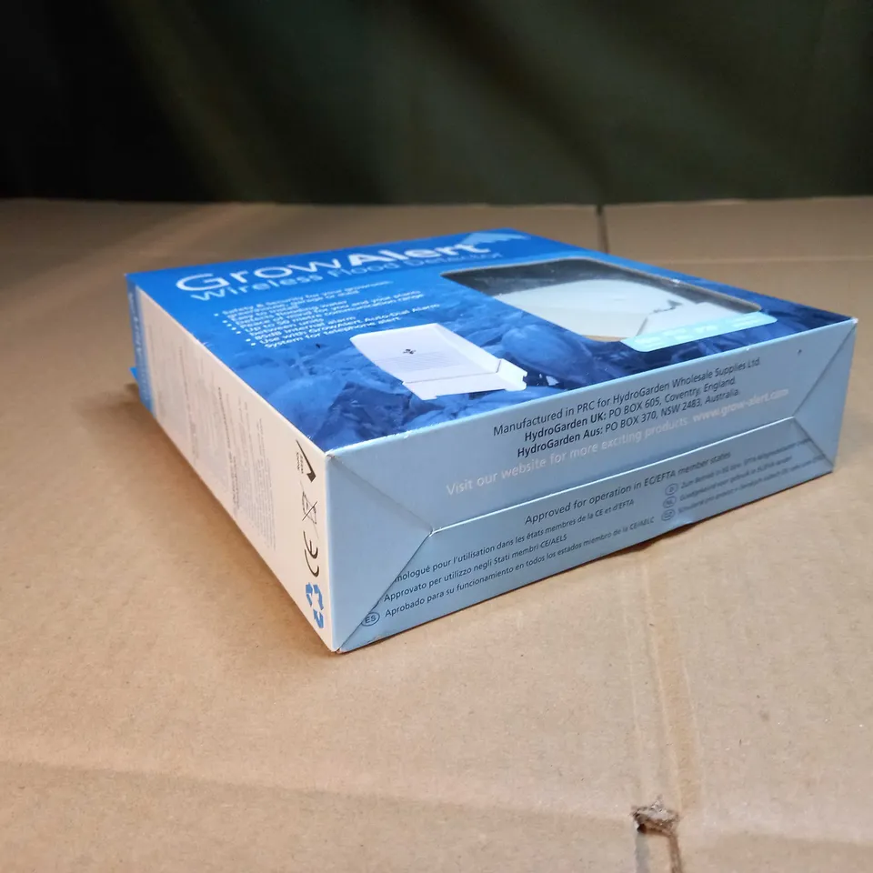 PACKAGED GROW ALERT WIRELESS FLOOD DETECTOR