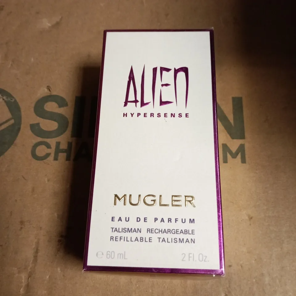 MUGLER ALIEN HYPERSENSE EAU DE PARFUM – 60 ML, REFILLABLE TALISMAN (BOXED)