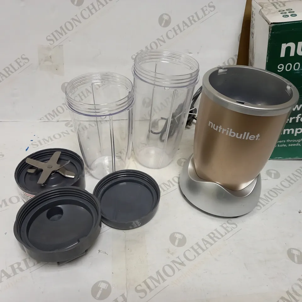 NUTRIBULLET NBLP9 900W BLENDER CHAMPAGNE MULTI-FUNCTION COLD BEVERAGE SMOOTHIE MAKER