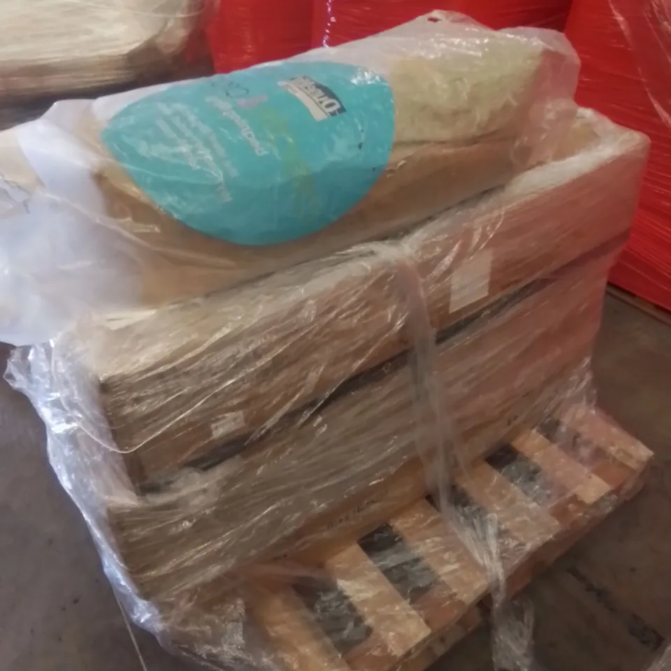 PALLET CONTAINING ASSORTED HOUSEHOLD & HOME IMPROVEMENT PRODUCTS. INCLUDES 3 X EXCERISE BIKES AND OTHER ASSORTED FURNITURE ETC