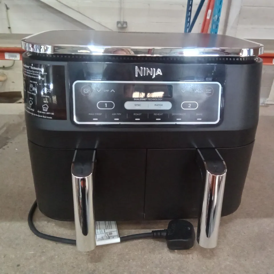BOXED NINJA FOODI DUAL ZONE 7.6L AIR FRYER