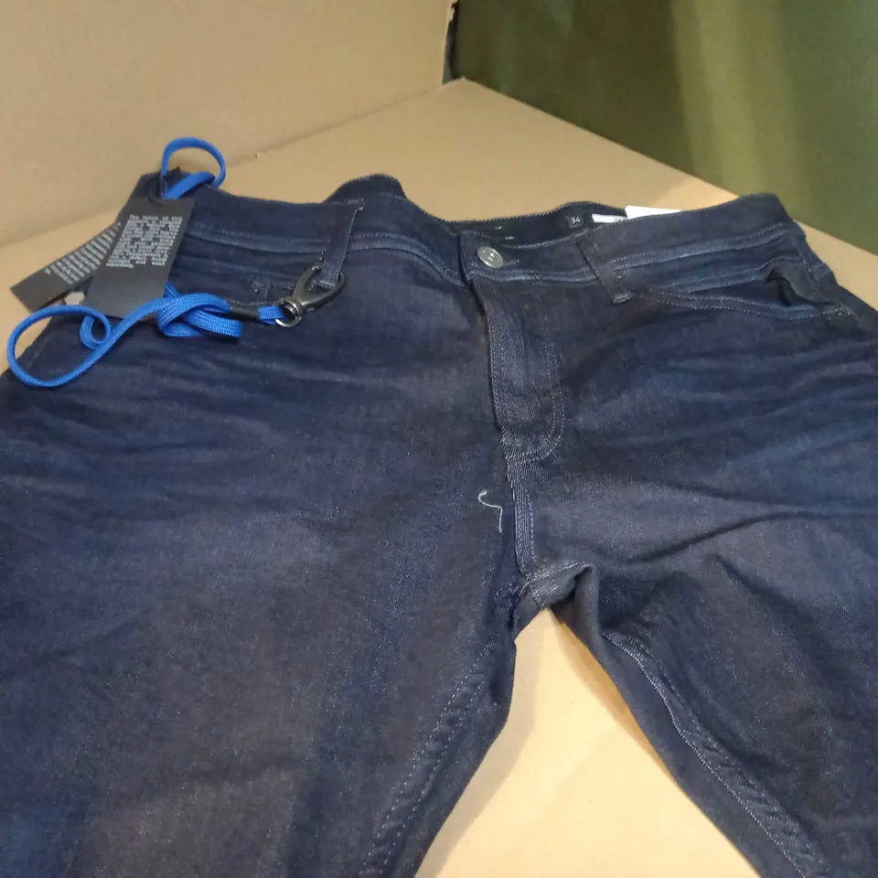 REPLAY TITANIUM DARK BLUE JEANS - SIZE W34R