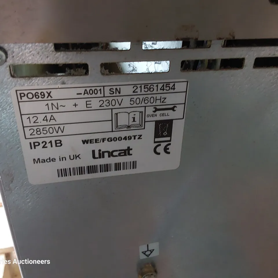 LINCAT PIZZA OVEN PO69X