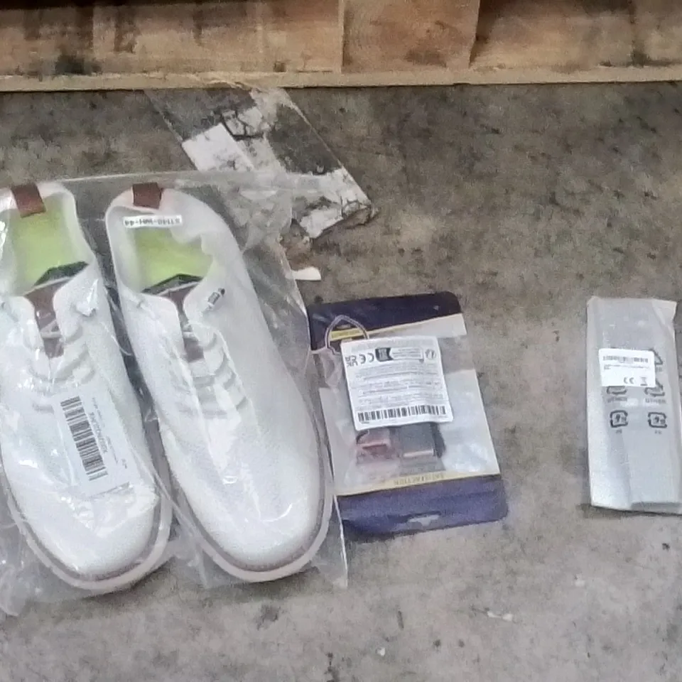 PALLET CONTAINING A LARGE QUANTITY OF TECH,CLOTHING,BEAUTY,TOOL ACCESSORIES TO INCLUDE;SAMSUNG UNIVERSAL REMOTES,APPLE STRAP WATCHES,TRAINERS