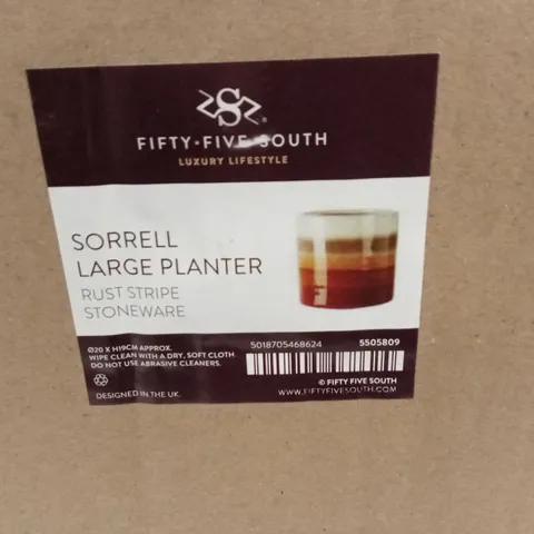 BOXED ALFREDA STONE CACHEPOT