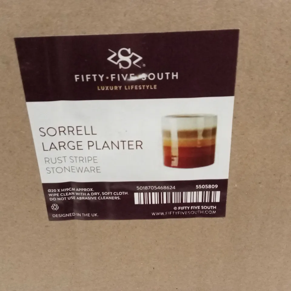 BOXED ALFREDA STONE CACHEPOT