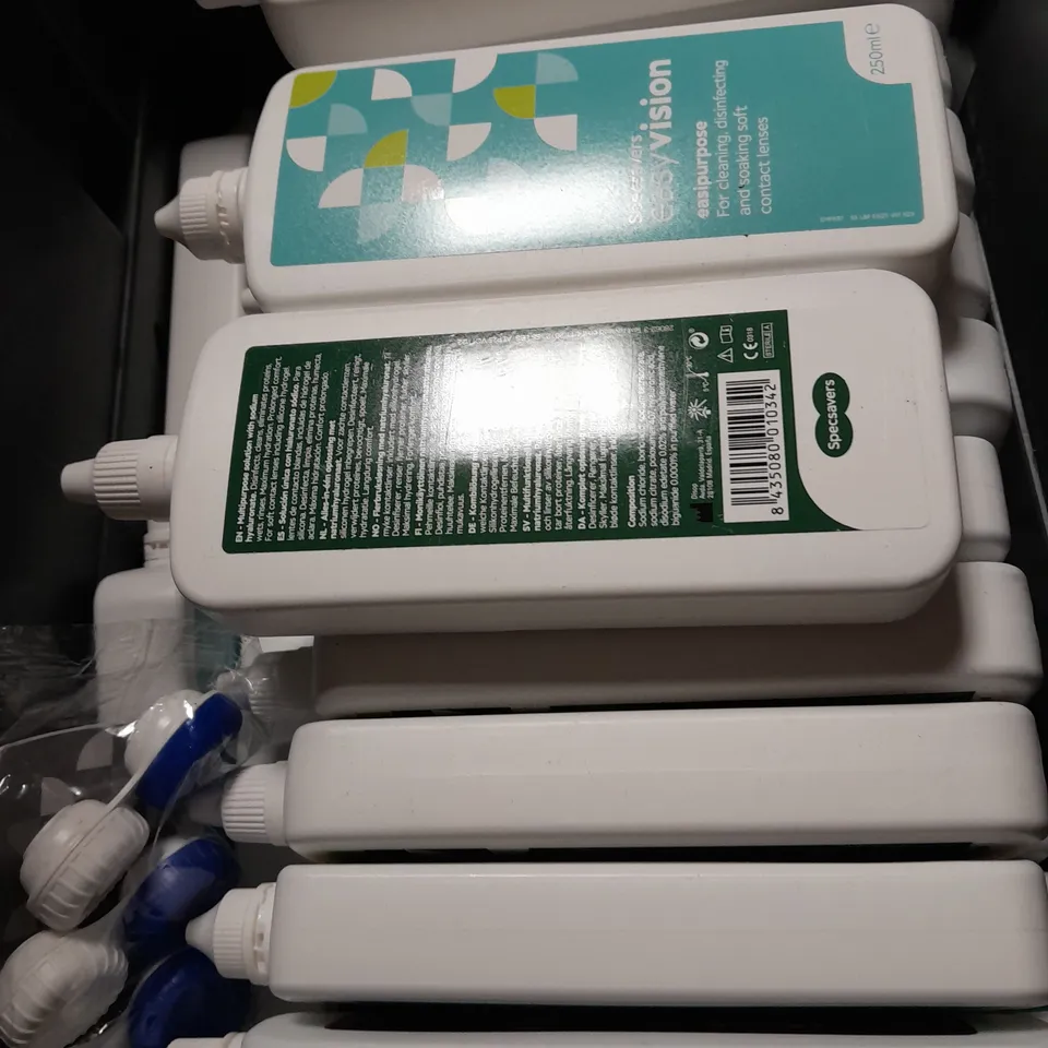 APPROXIMATELY 20 ASSORTED CONTACT LENS SOLUTIONS - COLLECTION ONLY
