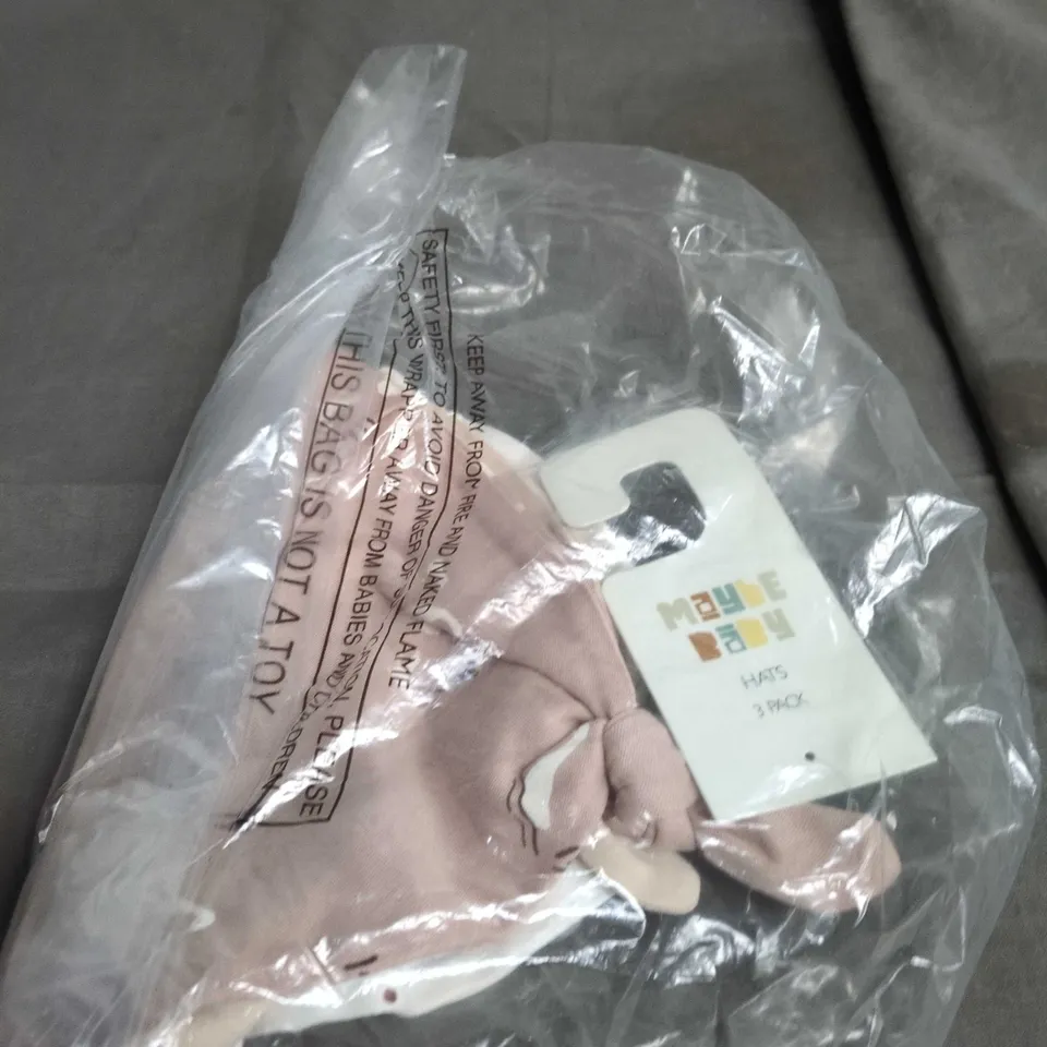 MAYBE BABY HATS – 3 PACK- SIZE 1-3 MONTHS 