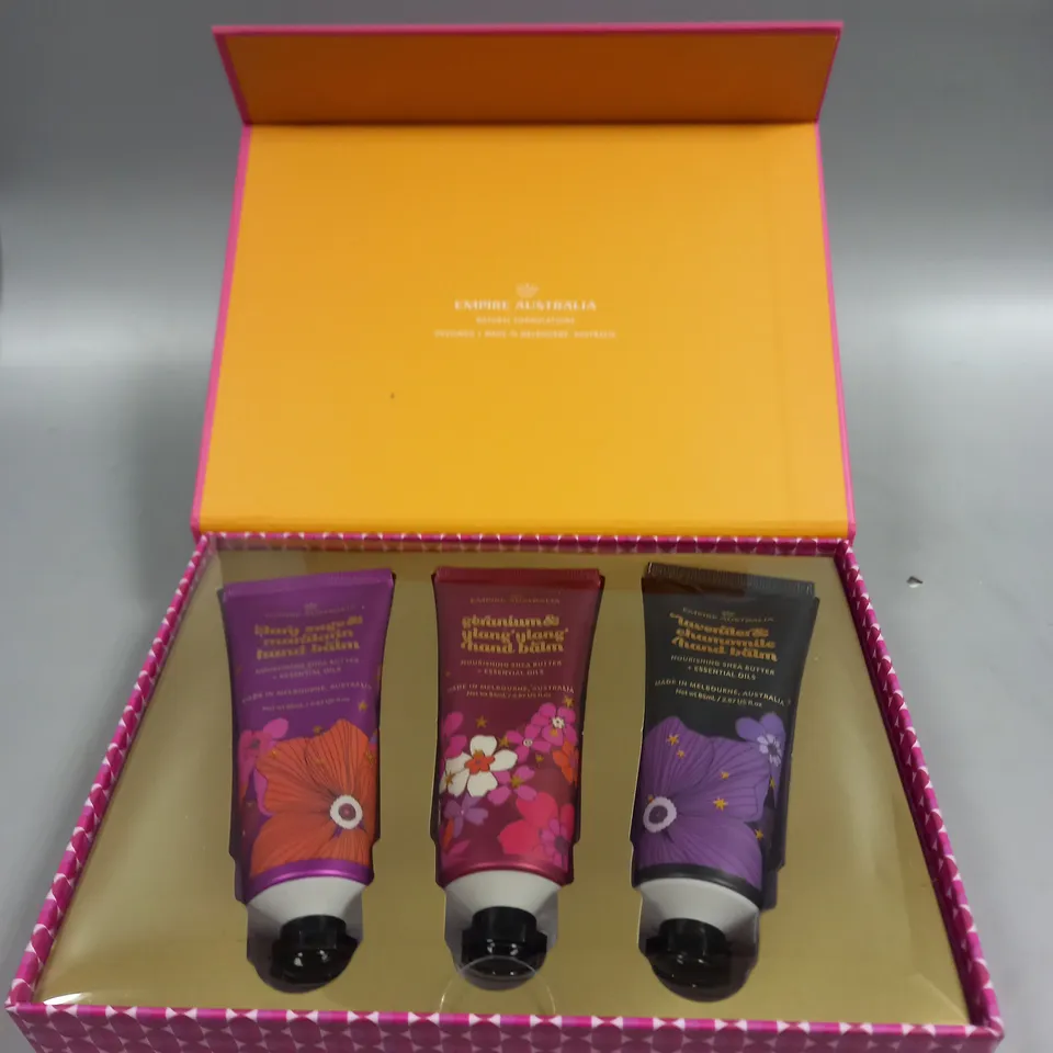 EMPIRE AUSTRALIA A WHOLE LOTTA LOVE SHEA BUTTER HAND BALM TRIO 
