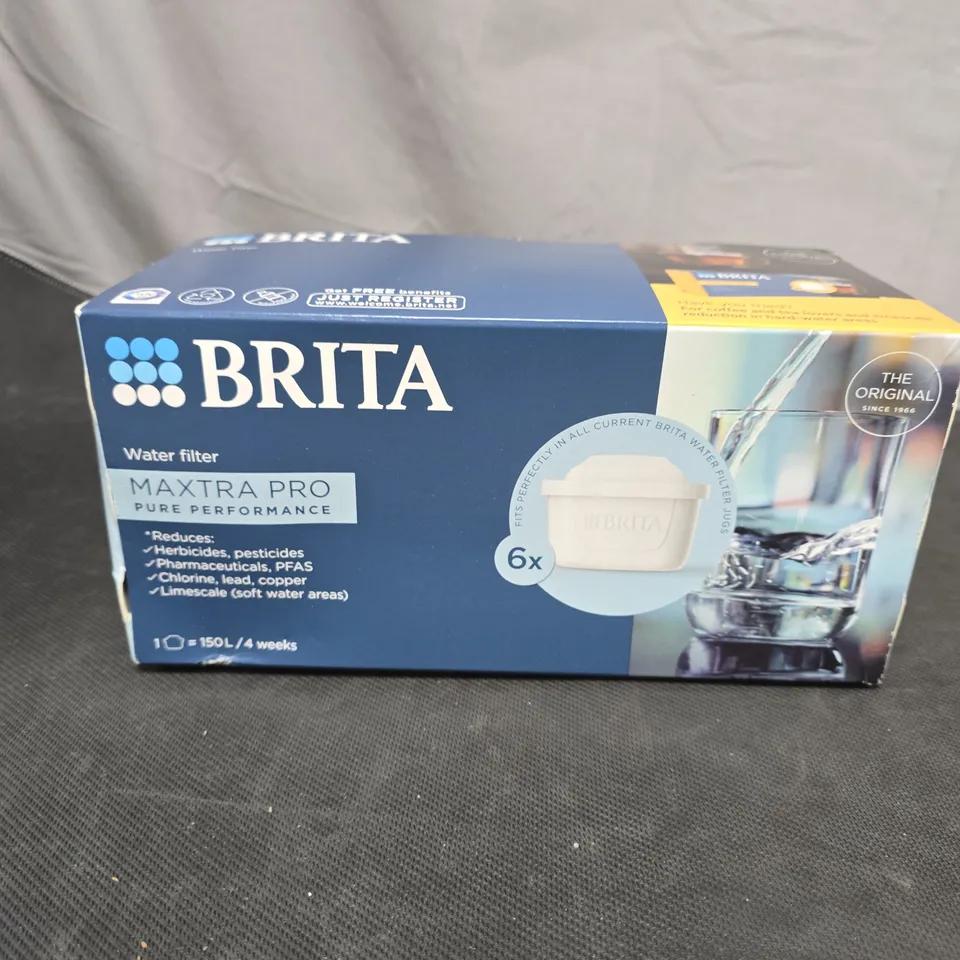 BRITA MAXTRA PRO WATER FILTER CARTRIDGES – 6-PACK