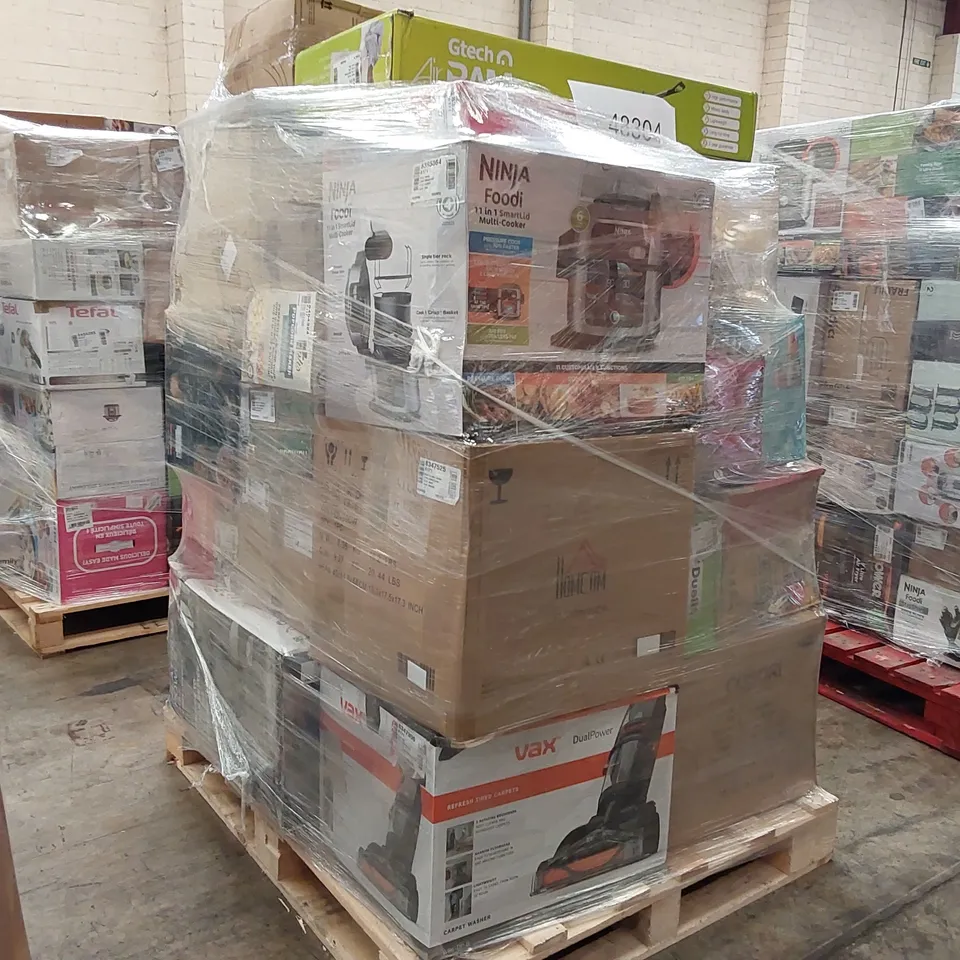 PALLET OF APPROXIMATELY 34 UNPROCESSED RAW RETURN HOUSEHOLD AND ELECTRICAL GOODS TO INCLUDE;