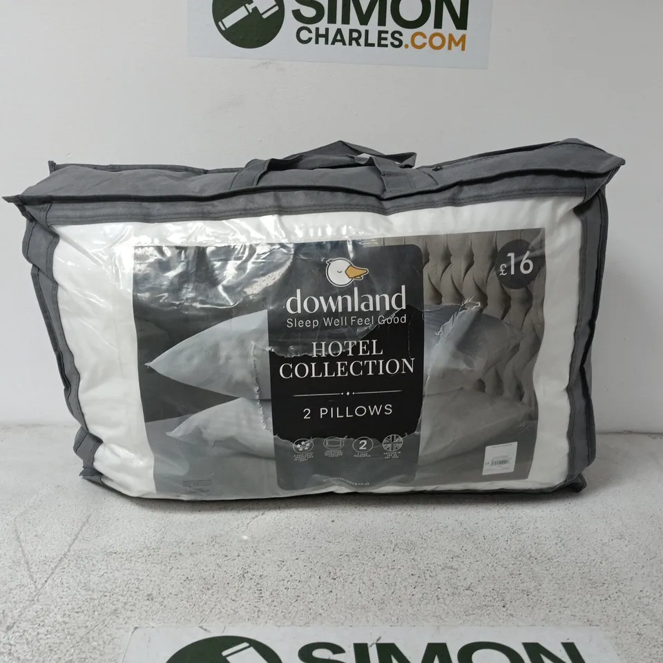 DOWNLAND HOTEL COLLECTION 2 PILLOWS