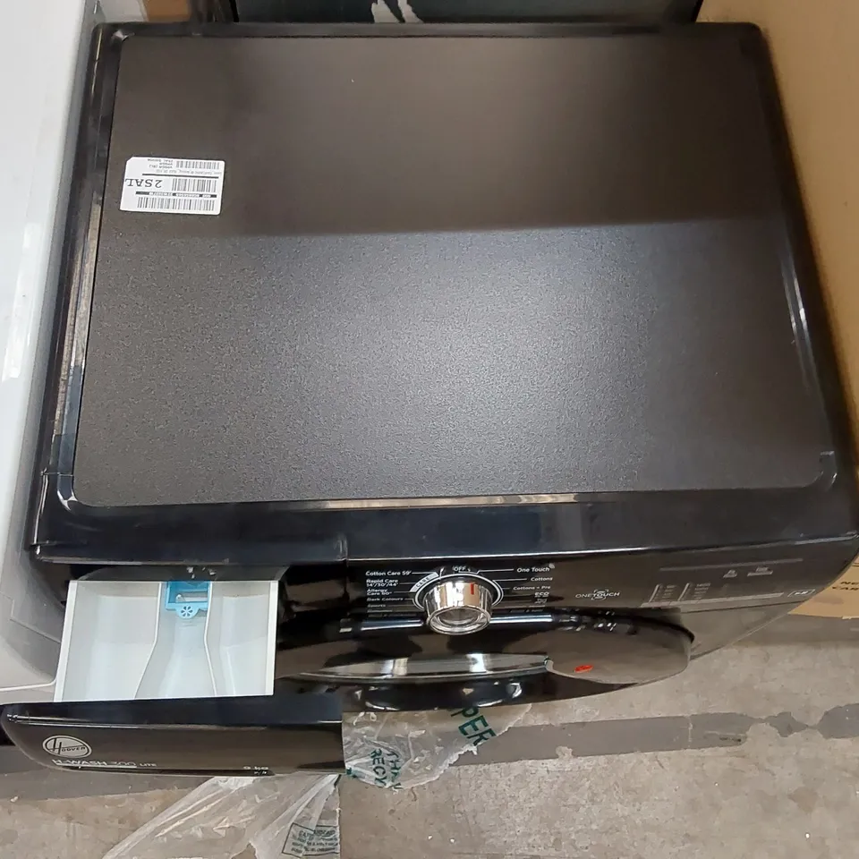 HOOVER H3W492DABB41-80 H-WASH 300 LITE WASHING MACHINE - BLACK 