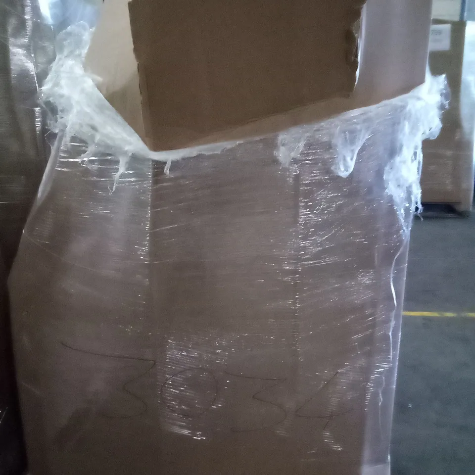 PALLET OF ASSORTED ITEMS INCLUDING ADJUSTABLE STRENGTH DUMBBELL, OFFSET CANE CHERY BLOSSOM, GLIDEBOARD, POP UP TENT, PORTABLE TOILET, 