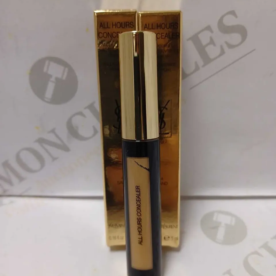 LOT OF 2 X 5ML YVES SAINT LAURENT ALL HOURS CONCEALER - #4 SAND