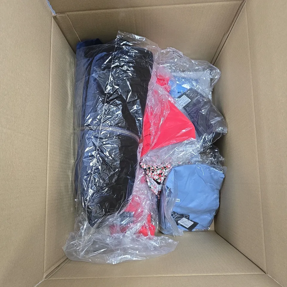 LARGE QUANTITY OF ASSORTED ITEMS TO INCLUDE FAUX FUR COAT, SUPPORT BRA, JO & JOE SHOES, ETC - COLLECTION ONLY
