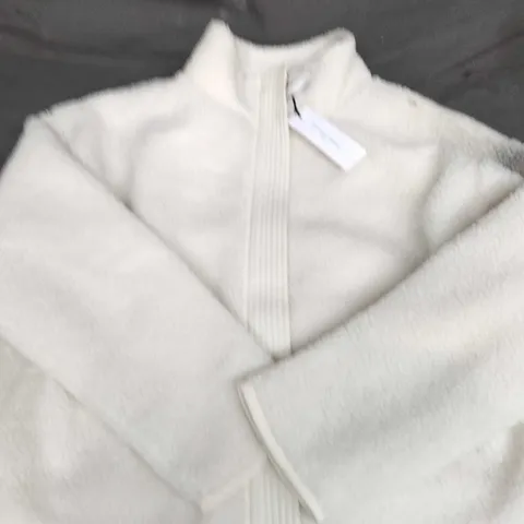 THE WHITE COMPANY BORG JACKET – WHITE, MEDIUM