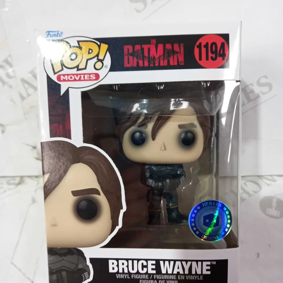 FUNKO POP MOVIES THE BATMAN BRUCE WAYNE 1194 VINYL FIGURE
