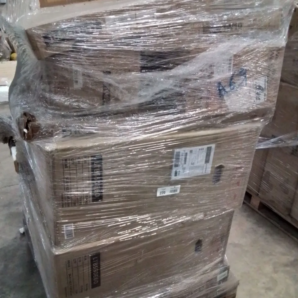 PALLET CONTAINING ASSORTED ITEMS TO INCLUDE: CLOTHES AIRER, CUBE STORAGE BOXES ECT.